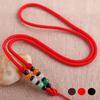 Collar de Cuerda para Cuentas de Ábaco Joyería Cuerda Colgante Ámbar Cera de Abeja Jade Jade Atmósfera Colgante para el Cuello Cordón Venta al por Mayor