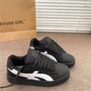 Zapatos de Tabla Nicho para Mujer 2025 Nuevos Combinan con Todo Ins Trendy Zapatos Negros Plataforma Aumenta Altura Casual Deportes Zapatos Pan