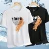 Camiseta de Verano de Seda Helada de Manga Corta para Hombre de Comercio Exterior, Corte Holgado, Talla Grande, Sencilla y Versátil, Camiseta de Malla de Color Sólido, Casual 1/2 Pieza