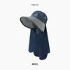 Sombrero de verano para mujer, sombrero para el sol, sombrero para ciclismo al aire libre, sombrero de playa plegable, sombrero de verano para mujer con borde grande que cubre la cara, sombrero de verano de doble uso.