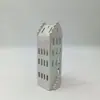 Artesanato de Cerâmica para Decoração de Casa de Natal Exportação Europeia e Americana, Design Simples Vazado com Luzes LED, Enfeites para Decoração de Casa