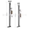 Soporte Lateral Universal para Motocicleta para Wave Runner J-25 Cheetah Zhenglin Beihai Polar Thief Huayang Hailing Titan Soporte para Pie