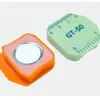 Ímã de plástico para máquina de costura de ponto reto, guia de borda de tecido anti-dobra com escala, posicionador multifuncional, acessório para máquina de costura