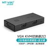 Momento Maxwell (MT-viki) Conmutador KVM de escritorio de 2 puertos y 4 puertos con cortador de pantalla VGA/HDMI