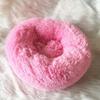 Ninho de Pelúcia para Dormir de Animal de Estimação Outono e Inverno Extra Grande Espessado Redondo Canil para Cachorro Canil Profundo para Gato Tapete de Veludo Removível e Lavável