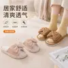 Pantuflas de lino para mujer, modelo nuevo 2026 para uso en interiores en casa durante el verano, antideslizantes, silenciosas, absorbentes del sudor, transpirables, adecuadas para pisos de madera, pantuflas de algodón y lino