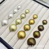 Botones metálicos de hongo para trajes, abrigos de punto de lana, botones decorativos simples y versátiles para coser a mano
