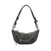 Versión Coreana de Nuevo Bolso Croissant de Moda Retro Diseño de Nicho Temperamento Bolso de Hombro de Moda Bolso Cruzado Versátil de Gama Alta para Mujeres