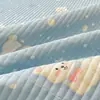 Juego de cubierta de cama de tres piezas de algodón puro Clase A para otoño e invierno, sábana de cama antideslizante de terciopelo de leche engrosada, colchón de tatami acolchado 100% algodón