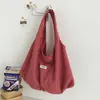 Bolsos para Mujer 2025 Nuevo Otoño Estudiante Clase Trabajo Ropa Bolso Tote Casual Gran Capacidad Bandolera Bolso de Lona