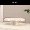 Sofá Estilo Crema Lujo Ligero Sofá para Sala de Estar de Casa Sofá de Reuniones Zona de Descanso Recepción de Tienda de Ropa Tela Tecnológica Sofá de Celebridad de Internet