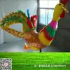 Dragón Danzante de Mano para una Persona León Fénix Grulla Voladora Pato Mandarín Pájaro Pez Carpa Dorada Linterna Danza Étnica Performance Accesorios de Fuegos Artificiales Comunitarios