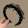 Tiara de dentes alta estilo coreano, fresca e delicada, modelo novo 2026, tiara especial para lavar o rosto, acessório de cabelo, presilha de cabelo