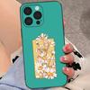 Carcasa para teléfono móvil linda con arte floral Titicism de comercio exterior para iPhone15