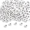 4*7mm acrílico letra inglesa cuentas planas diy niños preescolar joyería con cuentas accesorios transfronterizo una generación de cabello