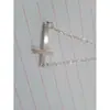 Acessórios de Joias Simples Versáteis de Nicho Europeu e Americano Moda Tendência Estilo Executivo Colar Cruzado para Mulheres Atacado