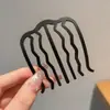 Pente invertido estilo princesa, presilha de cabelo sem costura para mulheres, organizador de franja e cabelos soltos para adultos, pente de cabelo volumizador de coroa alta