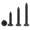 Parafusos Auto-atarraxantes Cruzados de Aço Inoxidável 304 Cabeça Chata para Marcenaria Mm2M3M4M5M5.5M6.3