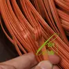 Ronda cuero sintético mimbre PE tiras de mimbre tejido a mano maceta DIY plano mimbre plástico tejido silla de exterior para ocio botella de aceite