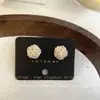 Pendientes Elegantes de Flor de Hortensia para Primavera y Verano Pendientes de Diseño Nicho 2025 Nuevo Estilo Caliente Pequeña Fragancia Pendientes de Alta Gama