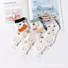 Envío Gratis Calcetines de Malla Antiolor para Niños Primavera y Verano Calcetines de Algodón Jacquard de Color Sólido Antibacterianos con Dibujos Animados Lindos para Niños y Niñas Comparables a los Precios del Mercado