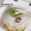 Cepillo de inodoro antibacteriano nano con mango largo, cepillo de limpieza de baño para uso doméstico, sin puntos muertos, no daña el esmalte, venta al por mayor
