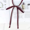 Gravata Borboleta Estilo Japonês Jk para Mulheres, Gravata Borboleta Pré-Amarrada Sem Laço, Acessório de Gravata para Camisa de Estudante Cor Vinho, Cor Sólida Preta, Estilo Academia