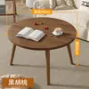 Janela de sacada mesa pequena quarto peitoril da janela mesa redonda pequena apartamento pequeno tatami sentar no chão mesa baixa mesa kang doméstica mesinha de centro