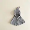 Chal coreano Yipan para niños, sombrero de invierno para niñas con estampado de estrellas, integrado, a prueba de viento y cálido, para exteriores, venta al por mayor
