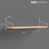 Estante de almacenamiento de pared sin perforaciones, partición de pared montada en la pared junto a la cama, decoración de pared para sala de estar, estante para router, estantería de pared