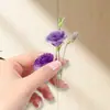 50 Piezas de Pegatinas con Temática de Flores, Hojas Transparentes Impermeables para Plantas y Materiales Florales para Journaling, Pegatinas DIY para Guitarra y Auriculares