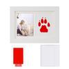 Porta-Retrato Pet Amazon Transfronteiriço Pata Pegada 710 polegadas Impressão de Mão Suporte de Exibição Impressão de Mão e Pé com Suporte para Impressão Porta-Retrato Comemorativo