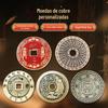 Moedas dos Cinco Imperadores de Latão Feitas Sob Medida, Moedas de Cobre Puro para Colocação na Porta, Moedas de Soleira, Moedas de Cobre Antigo de Imitação, Feitas Sob Medida