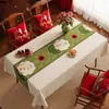 Toalha de Mesa de Ano Novo 2026 Ano do Cavalo, Sem Lavar, Impermeável, À Prova de Óleo, Vermelha, Atmosférica, Luxuosa, Toque de Alta Qualidade, Capa de Mesa de Ano Novo