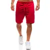2026 Comercio Exterior Verano Pantalones Deportivos Ligeros para Hombre Shorts Casuales de 5 Puntos para Correr y Fitness Shorts de Playa de Color Sólido a la Moda