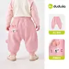 Calça Infantil Dudu Outono Calça de Menino Calça Esportiva de Menina Calça Longa Casual Infantil Roupa Infantil Tendência