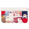 Calcetines Navideños Gruesos de Terciopelo Coral para Bebés y Niños Pequeños Calcetines para Dormir Bebé Juegos de Calcetines Calcetines de Piso de Terciopelo de Cordero