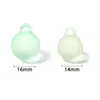Acrílico Translúcido Goma Mate Agujero para Colgar Cuentas Redondas Cuentas Sueltas DIY Accesorios para la Cabeza Accesorios para el Cabello Accesorios para el Coche Colgante Accesorios para Llaves