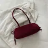 Bolsa Feminina Minimalista Retrô 2026 Outono Novo Estilo Elegante Texturizada de Ombro Sob o Braço Moda para o Dia a Dia Bolsa de Mão