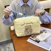 Bolsa de Cosméticos Bordada de Perrito Lindo Ins Nueva Bolsa de Tocador para Cosméticos Bolso Pequeño Portátil para Mujer para Salir