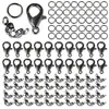 Herramientas Básicas para Joyería 12mm Hebilla de Pinza de Langosta Anillo Abierto Accesorios para Hacer Pulseras, Collares, Llaveros