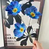 Flores artificiales azul bruma para bodas al por mayor, flores falsas de color bruma oscura para escenario de salón de bodas, decoración floral de fondo de pasillo