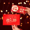 Novos Envelopes Vermelhos Dobráveis 3D para Feliz Primeiro Aniversário, Envelopes Vermelhos Criativos e Cerimoniais para Cumprimentar Netos