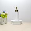 Frascos de Loção Acrílicos Galvanizados em Estoque 100ml 500ml Frascos de Plástico PET Brancos Frascos Transparentes Dispensadores Cosméticos