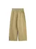 Calça Casual Xadrez Nanxia Estilo Retrô Americano Corte A Wide Leg Unissex Design Solto Tendência