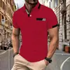 Nova Camiseta Masculina Simples Versátil Manga Curta Top Linha Manga Curta Slim Fit Manga Curta