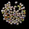 Cristal de Morango Brilhante com Furo Central 8*10mm Alta Transparência Facetado Iridescente Contas para DIY Pulseira Colar Acessórios de Joias