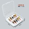 Set de 10 Moscas Húmedas para Pesca con Mosca - Montaje de Moscas Artificiales
