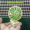 Brinquedo Doce Miniatura Mini Ventilador Elétrico Pequeno de 6 Pontas ob11 Boneca de Pano Pequena Acessórios para Casa de Bonecas Adereços Modelo