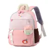 Temporada de Volta às Aulas Mochila Infantil Casual Unissex de Duas Alças Descompressão Alta Aparência Nova Bloco de Cores Simples para Jardim de Infância Transfronteiriça